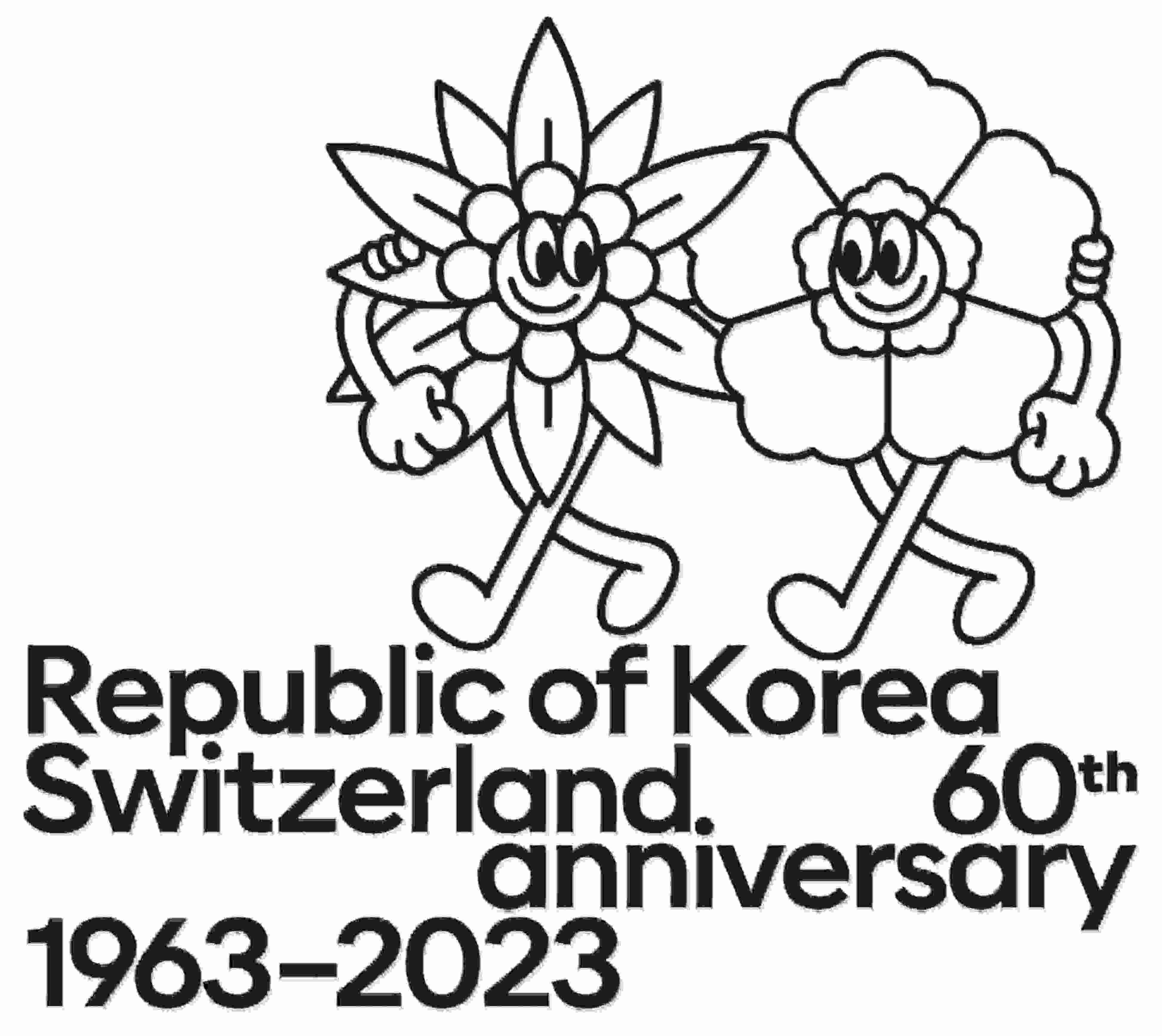 Republic of Korea and Switzerland 60th anniversary 1963-2023